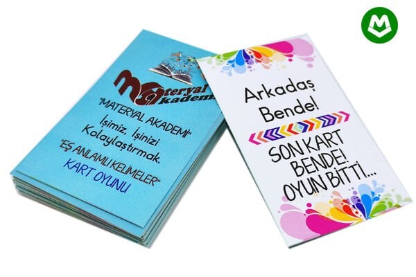 EŞ ANLAMLI KELİMELER KART OYUNU