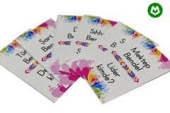 EŞ ANLAMLI KELİMELER KART OYUNU