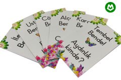 ZIT ANLAMLI KELİMELER KART OYUNU