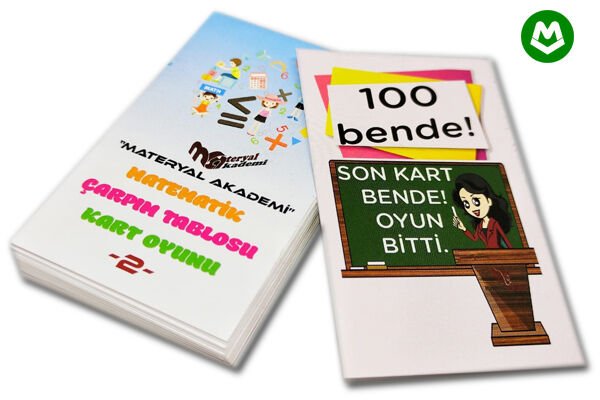 ÇARPIM TABLOSU 2. SEVİYE KART OYUNU