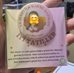 58 mm Hediyelik Açacaklı Buton Anahtarlık