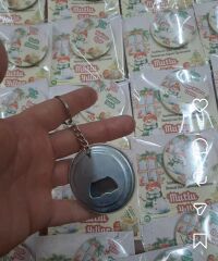 58 mm Hediyelik Açacaklı Buton Anahtarlık