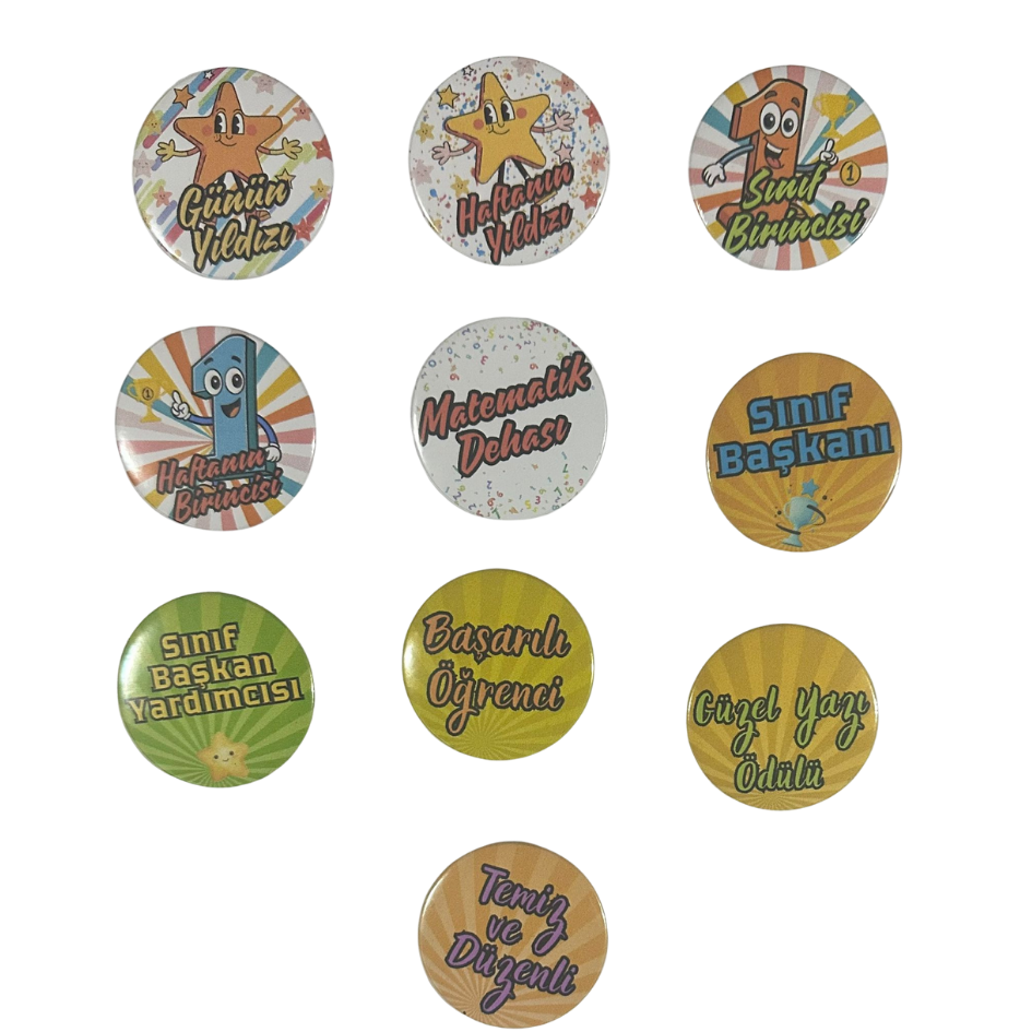 Sınıf Öğrenci Rozetleri