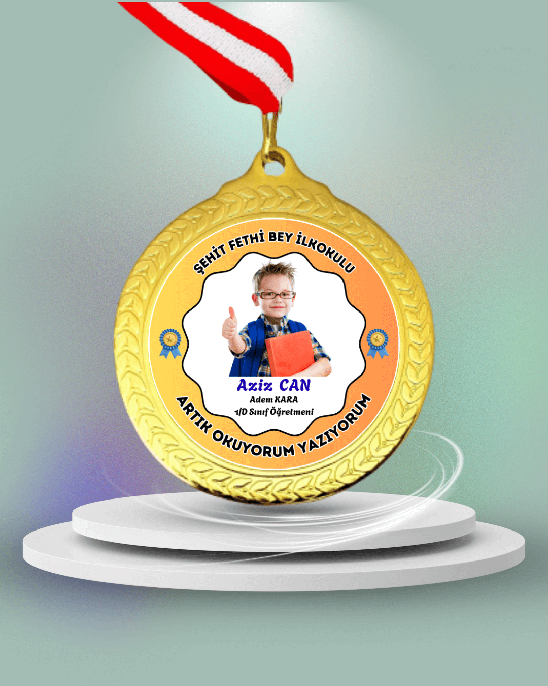 Kişiye Özel Okuyorum Madalyası 19