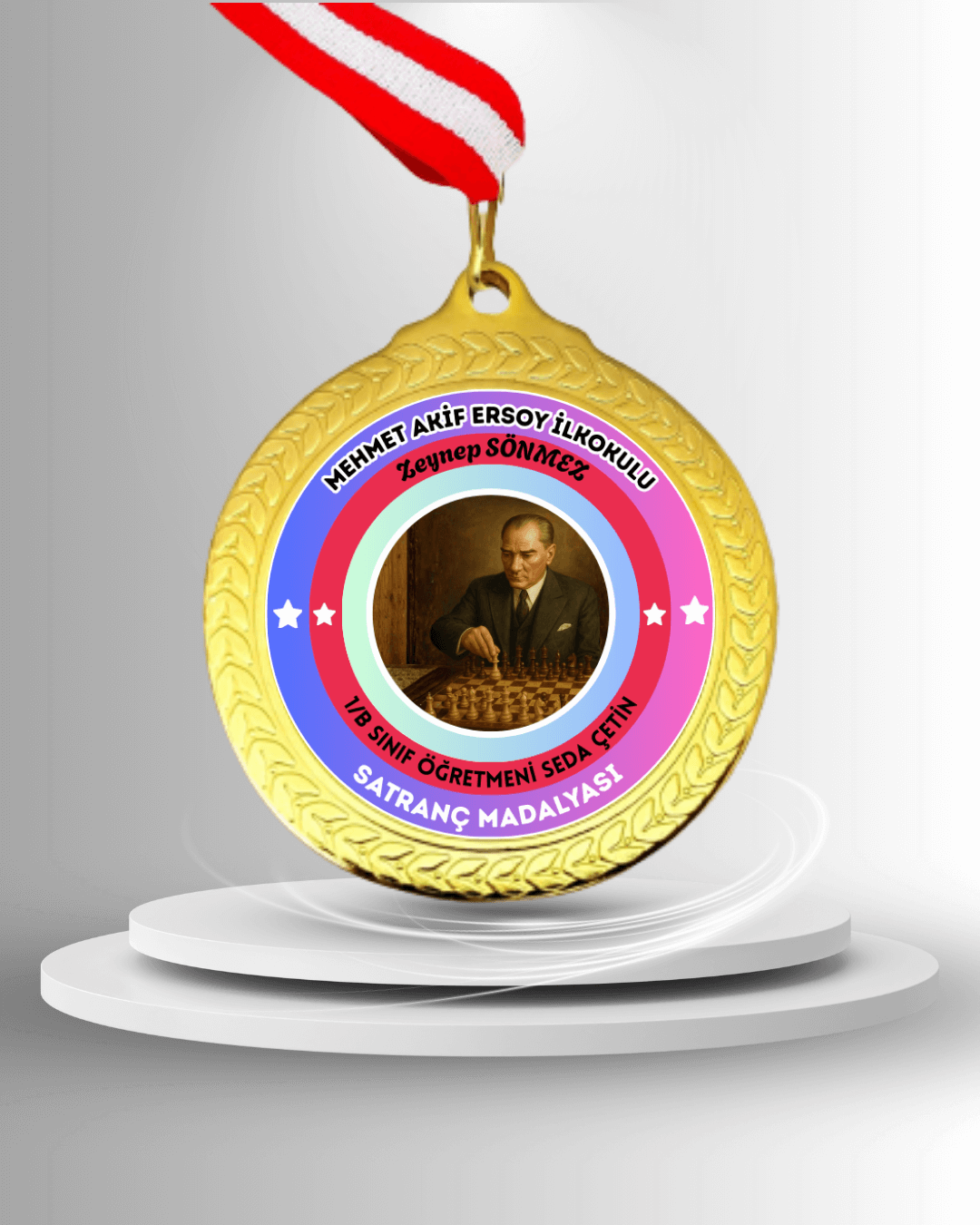 Kişiye Özel Satranç Madalyası 8