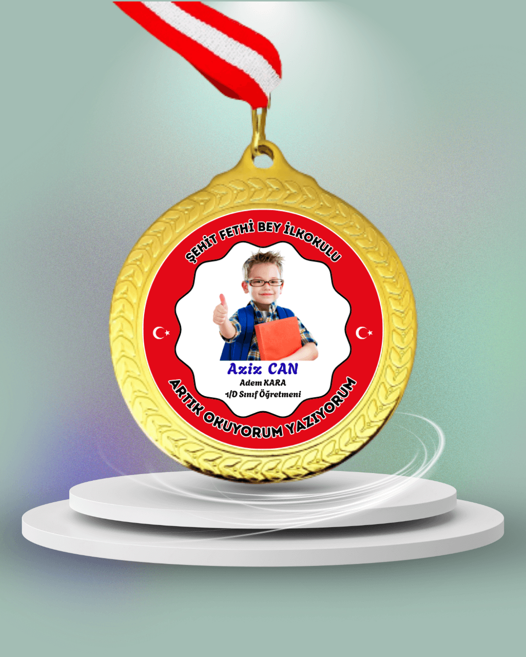 Kişiye Özel Okuyorum Madalyası 20
