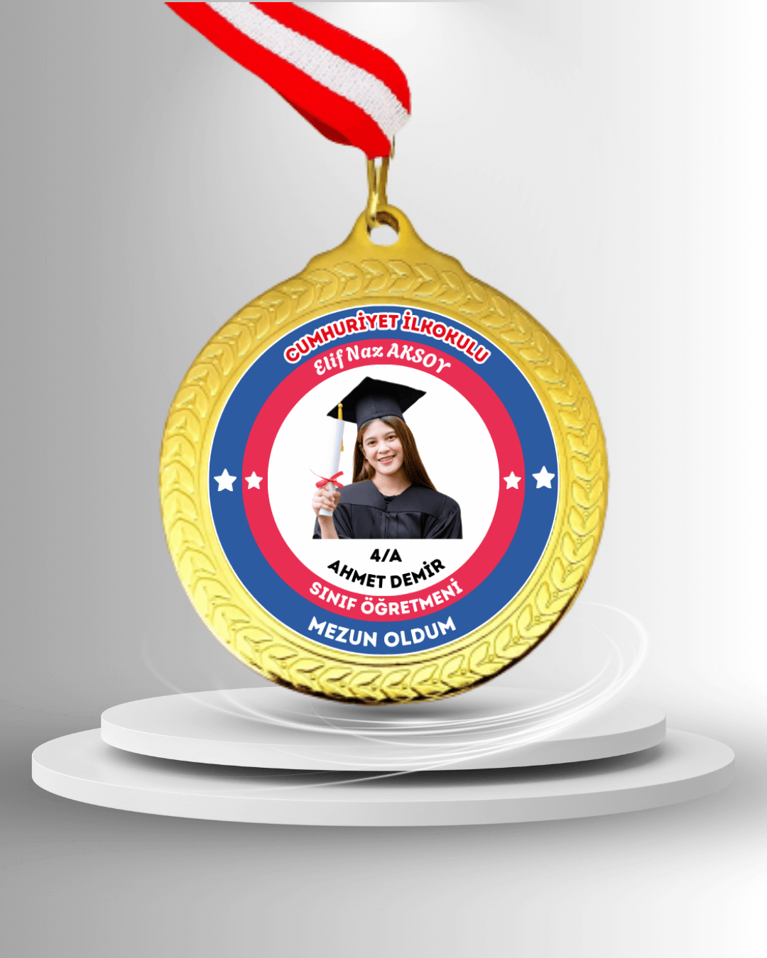Kişiye Özel Mezuniyet Madalyası 4
