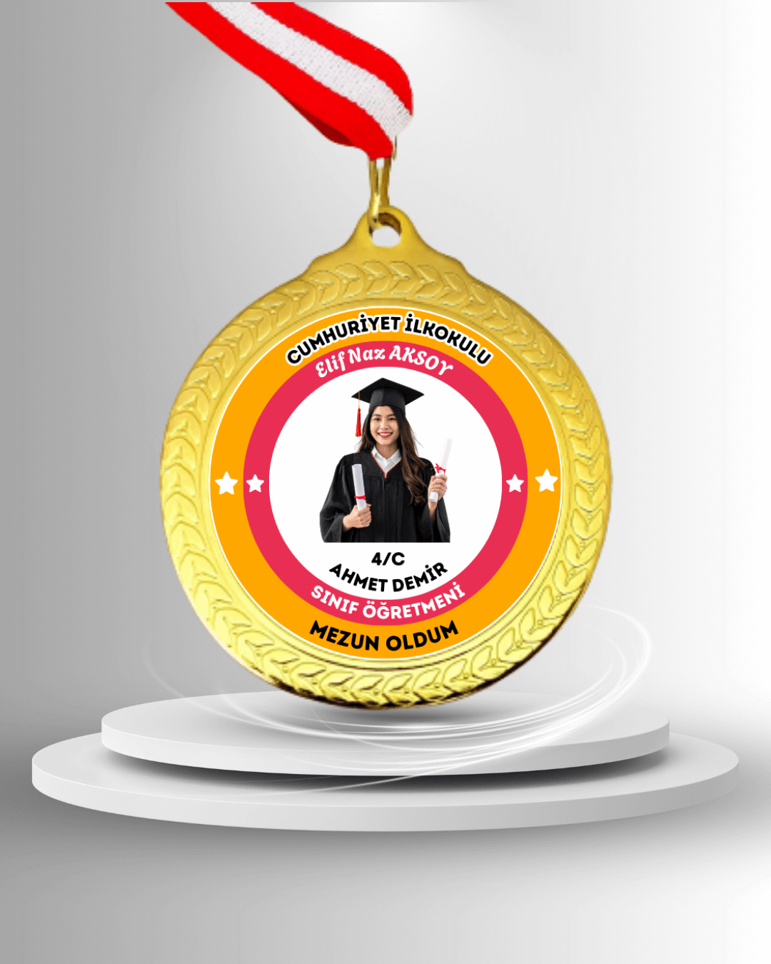 Kişiye Özel Mezuniyet Madalyası 6