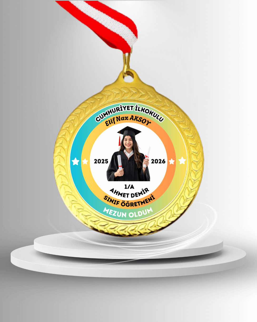 Kişiye Özel Mezuniyet Madalyası 8