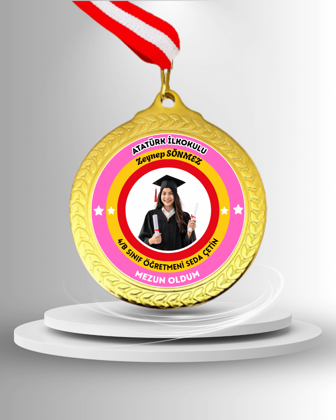 Kişiye Özel Mezuniyet Madalyası 9