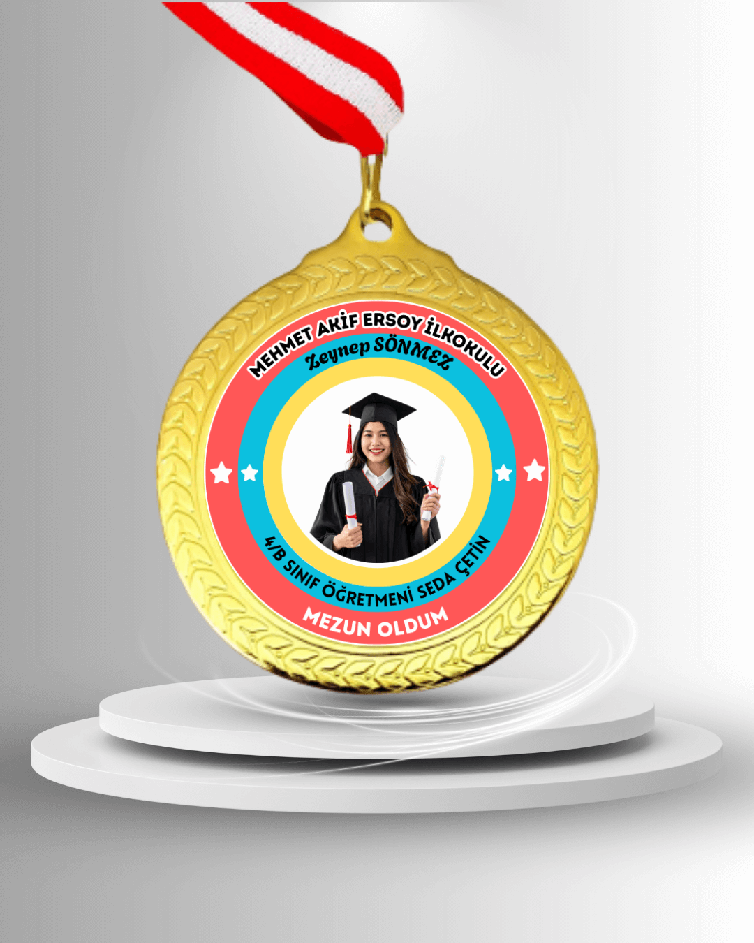 Kişiye Özel Mezuniyet Madalyası 10
