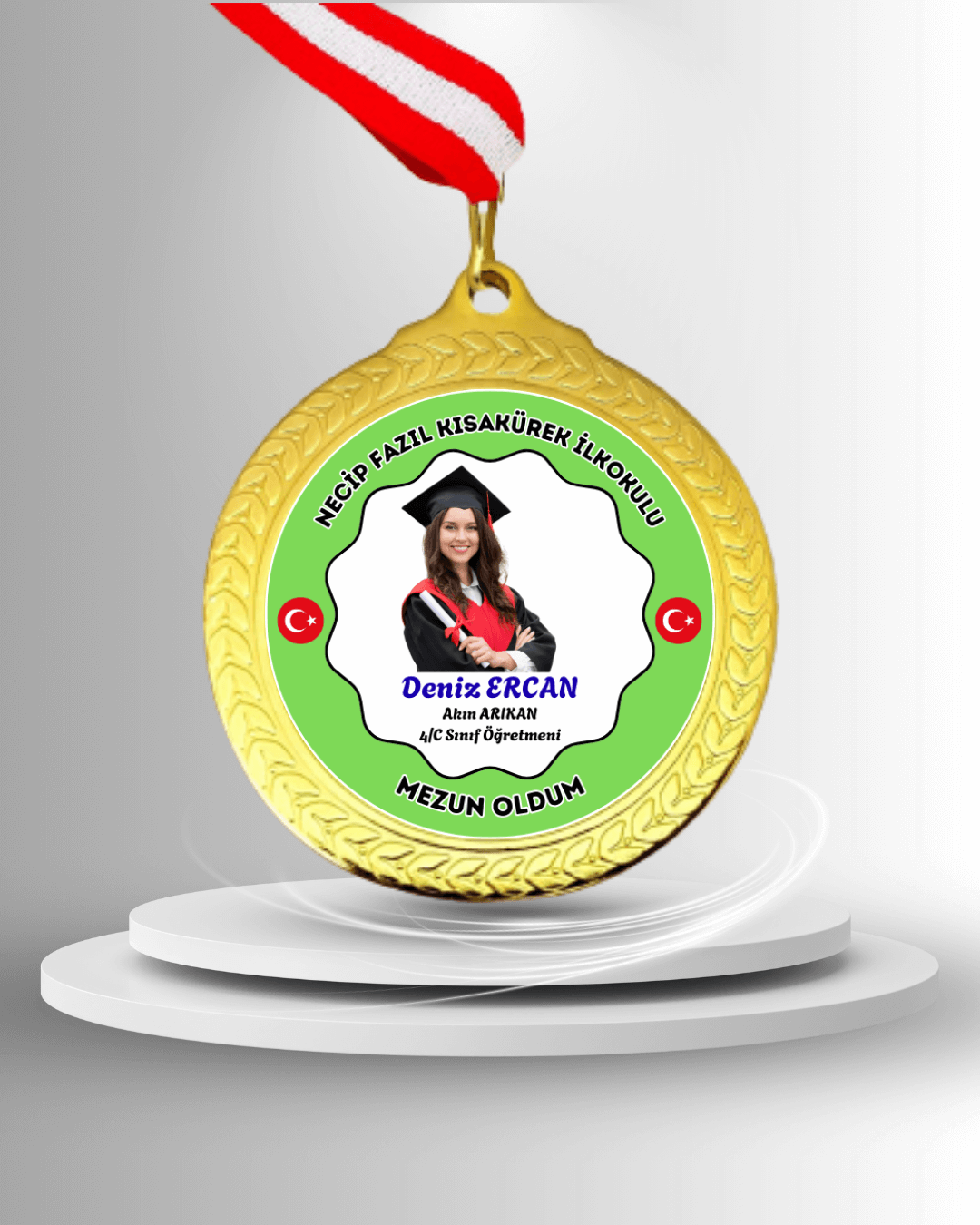 Kişiye Özel Mezuniyet Madalyası 12