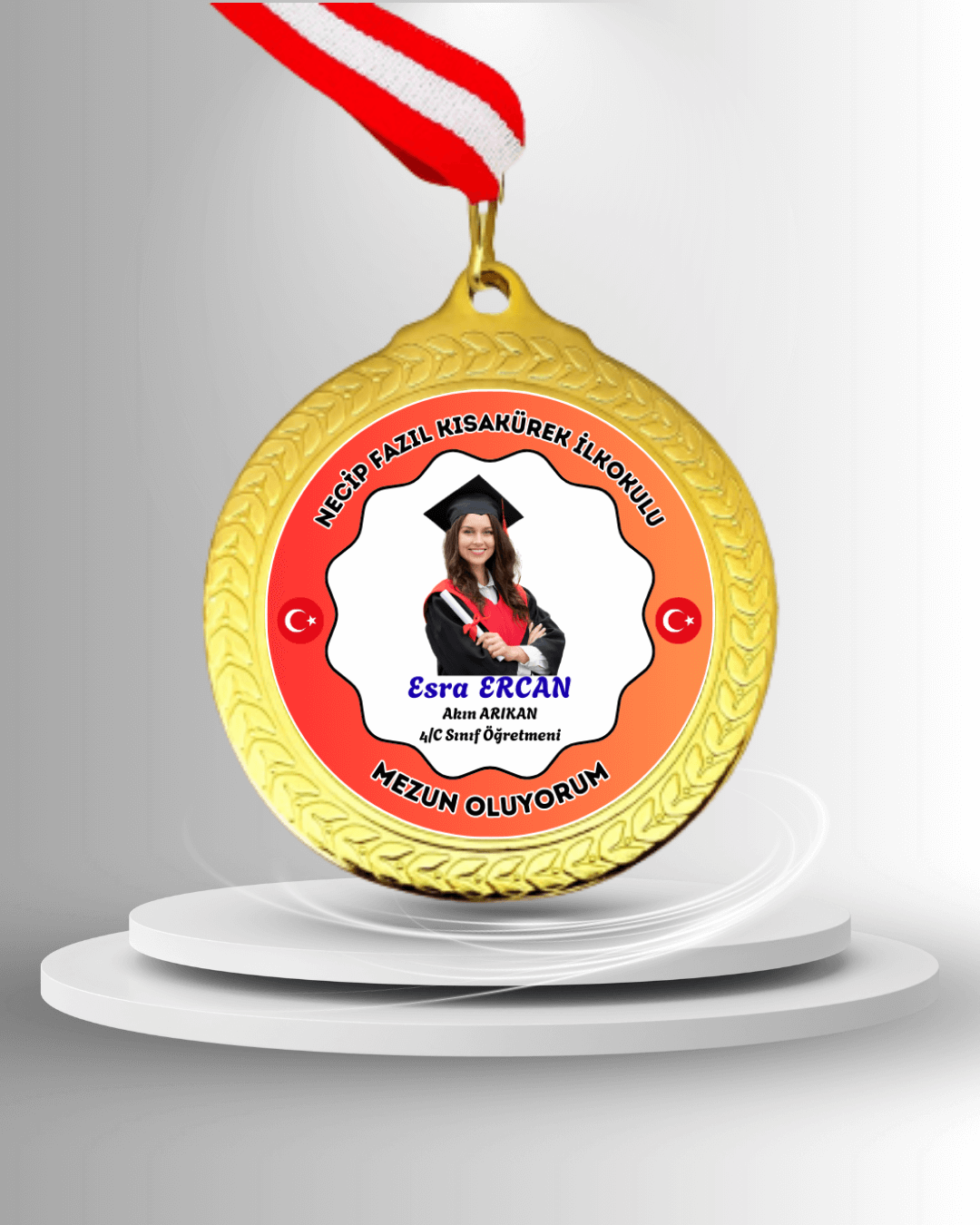Kişiye Özel Mezuniyet Madalyası 13