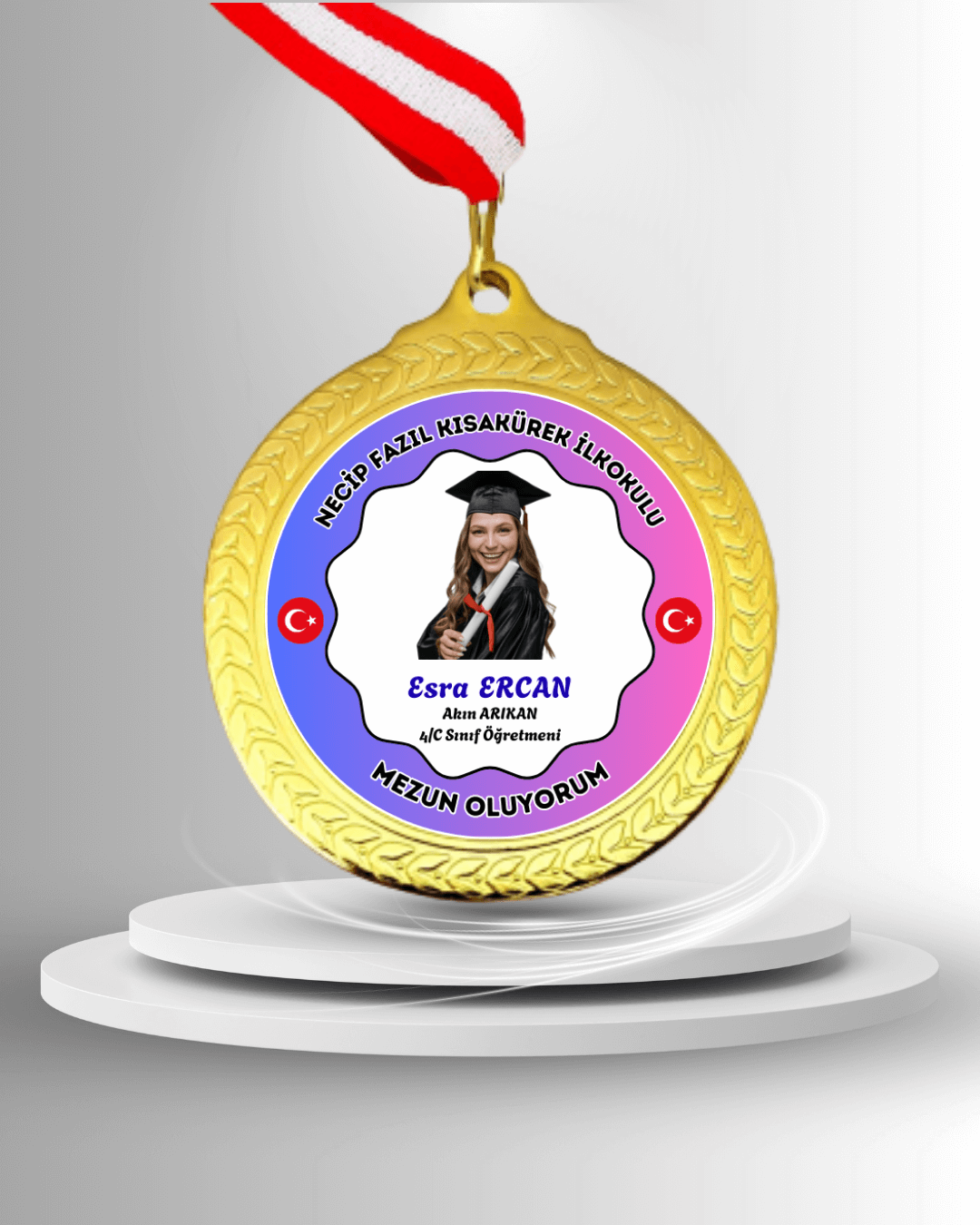 Kişiye Özel Mezuniyet Madalyası 14
