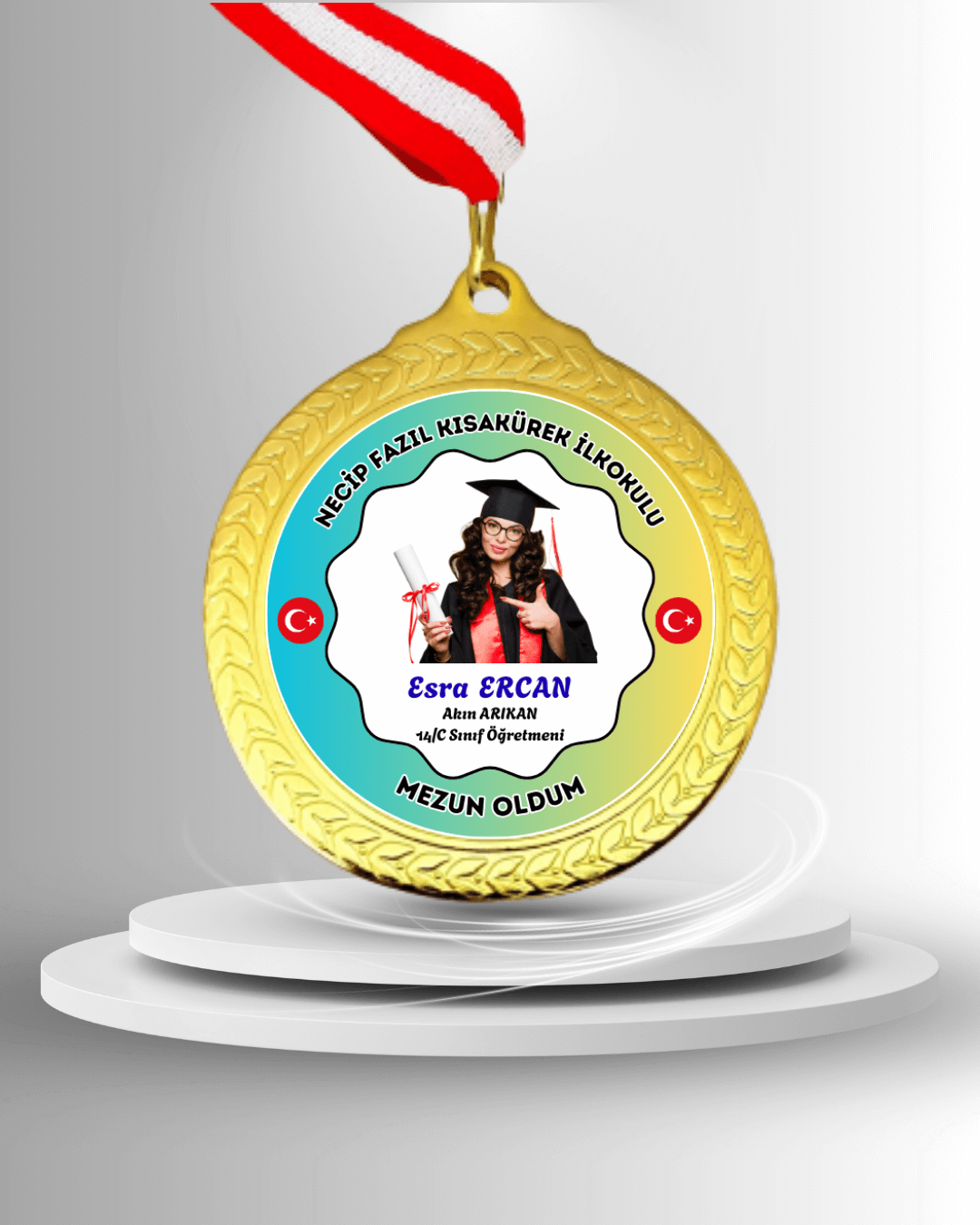 Kişiye Özel Mezuniyet Madalyası 15