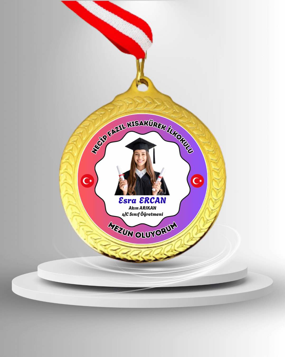 Kişiye Özel Mezuniyet Madalyası 16